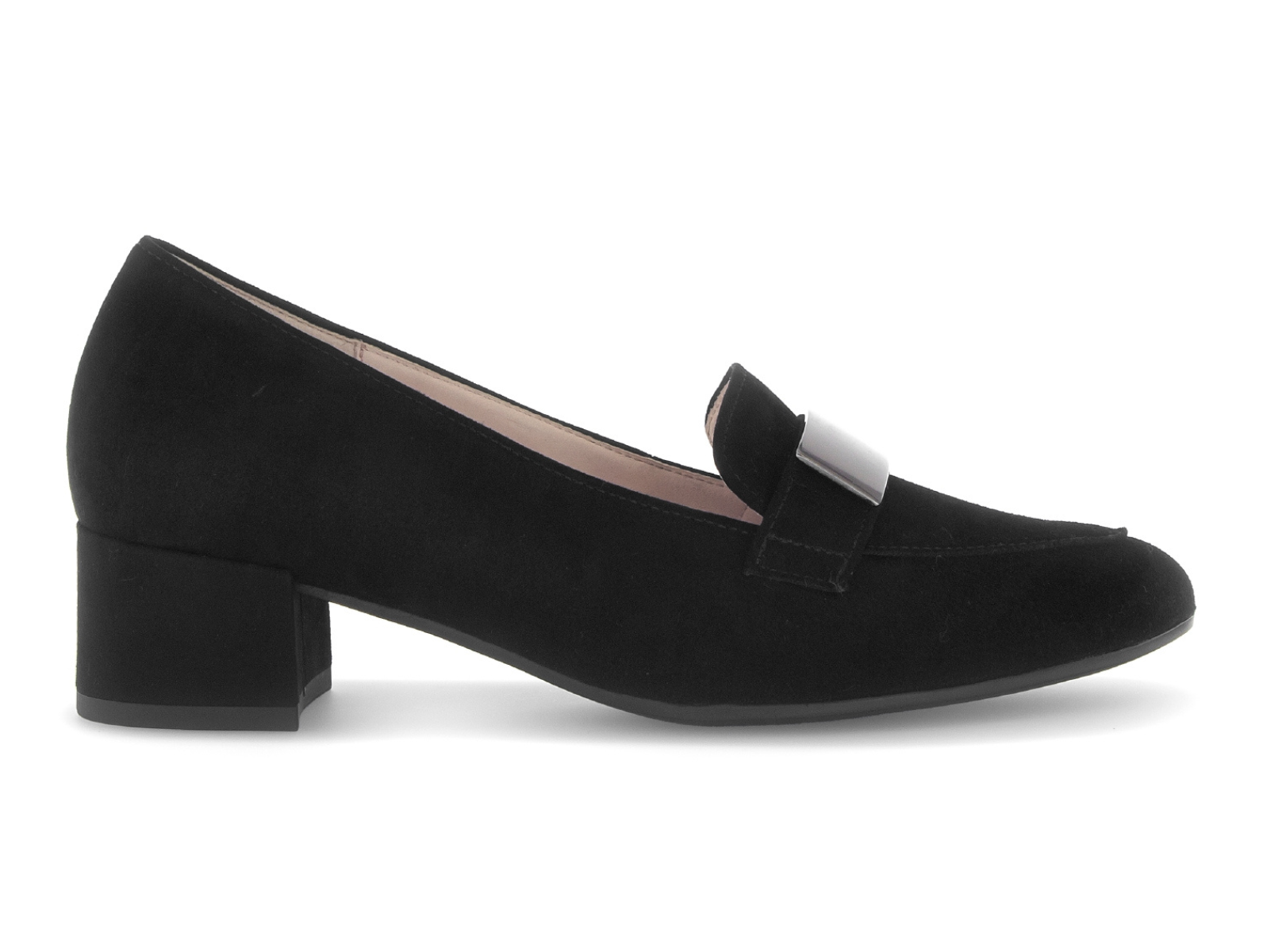 Gabor 71.432.17 - Black loafer shoe on a white background