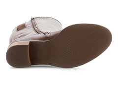 Gabor 71.889.24 - Brown knee-high boot on a white background sole view