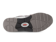 Gabor 76.878.15 Adora - Silver Rose laced sneaker with side zip on a white background sole view